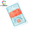 Customized warranty high quality ticket, antifake sticker with Micro text label ticket